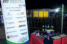 The Patron Members banner proudly on display at the branch year-end function.